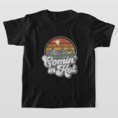 Comin In Hot Pontoon Boat Funny Boating Lake Ponto T-shirt (Laagn)