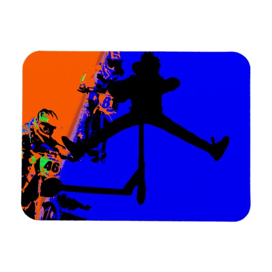 Comin' Through - Motox and Scooter Magneet (Horizontaal)