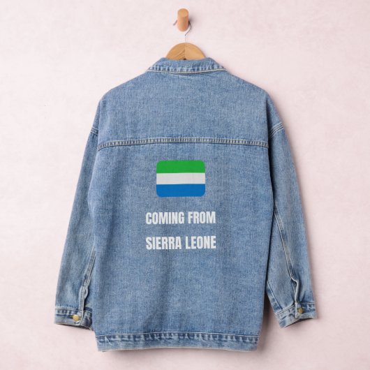 Coming from Sierra Leone Denim Jacket (Hangar)