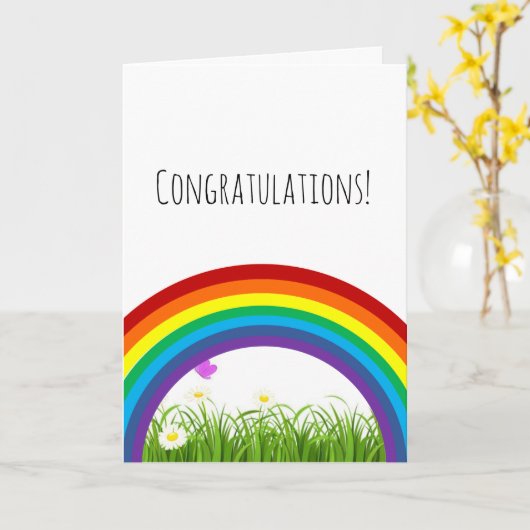 Coming out viering! kaart (Gele Bloem)