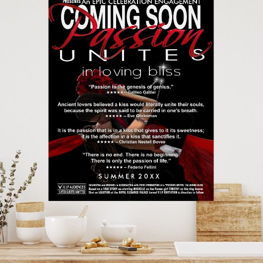 Coming Soon Engagement Display Poster (Keuken)