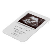 Coming Soon Photo Baby Scan Sonogram Pregnancy Magneet (Linkerzijde)