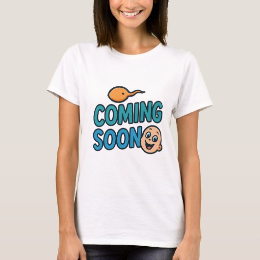 coming soon  t-shirt (Voorkant)