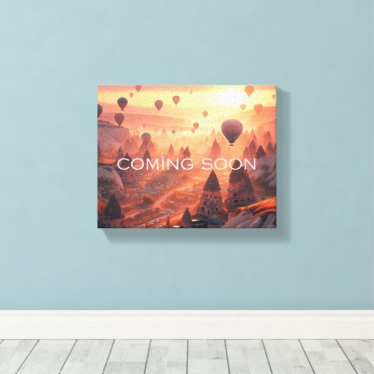 Coming Soon Vacation Ladscape Print (Insitu (Houten vloer))