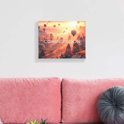 Coming Soon Vacation Ladscape Print (Insitu (Woonkamer))