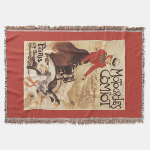 Comiot Motocycle Poster voor dames en ganzen Deken