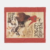 Comiot Motocycle Poster voor dames en ganzen Fleece Deken (Voorkant (Horizontaal))