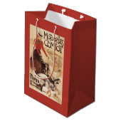 Comiot Motocycle Poster voor dames en ganzen Medium Cadeauzakje (Achterkant Gekanteld)