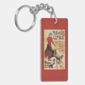 Comiot Motocycle Poster voor dames en ganzen Sleutelhanger (Voorkant Links)