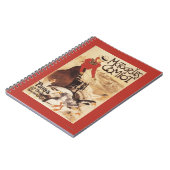 Comiot Motocycle Poster voor dames- en ganzenpromo Notitieboek (Linkerzijde)