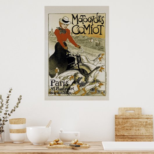 Comiot motorfietsen poster (Keuken)