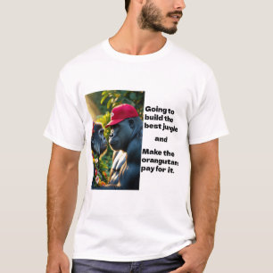 Comisch Trump-ontwerp T-shirt