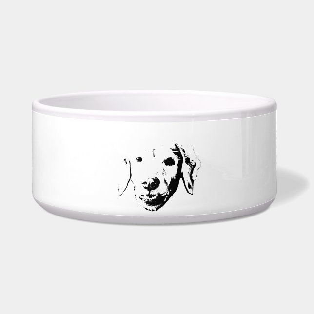 Comische Eet Pup Voerbakje (Voorkant)