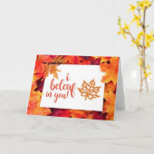 COMISCHE EN VRIENDELIJKE THANKSGIVING WENSEN KAART (Gele Bloem)