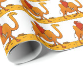 Comische kameel Design Cadeaupapier (Rol Hoek)