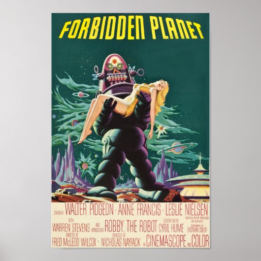 Comische planeet poster (Voorkant)