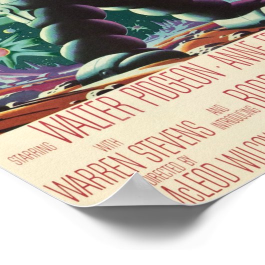 Comische planeet poster (Hoek)