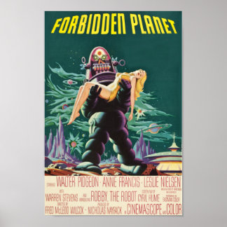 Comische planeet poster