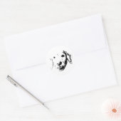 Comische Pup Sticker (Envelop)