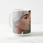 comische stijl koffiemok (Voorkant links)