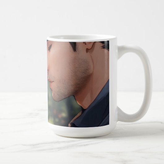comische stijl koffiemok (Rechts)