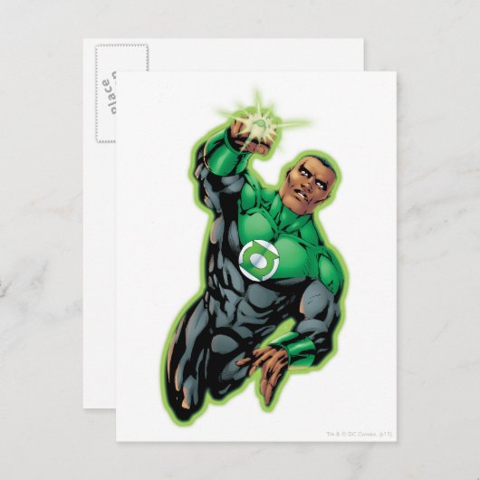 Comische stijl - omhoog vliegend briefkaart (Voorkant / Achterkant)