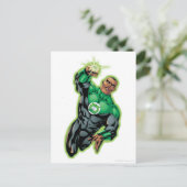 Comische stijl - omhoog vliegend briefkaart (Staand voorkant)