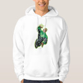 Comische stijl - omhoog vliegend hoodie (Voorkant)