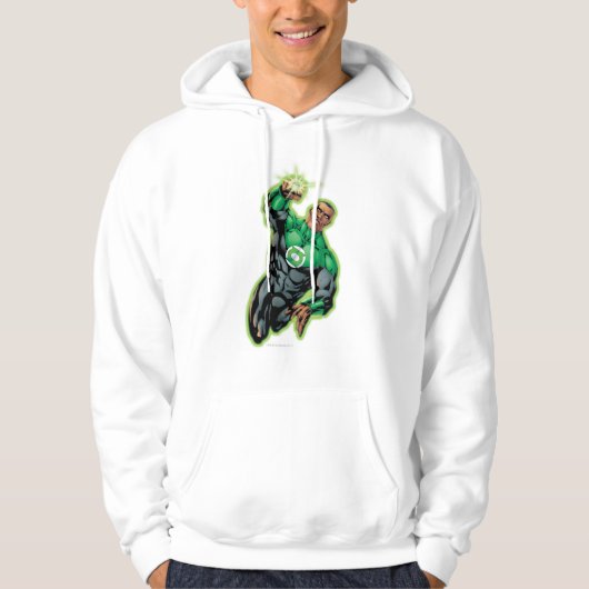Comische stijl - omhoog vliegend hoodie (Voorkant)