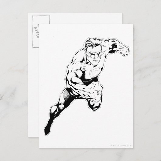 Comische stijl - Swift Jump, zwart en wit Briefkaart (Voorkant / Achterkant)