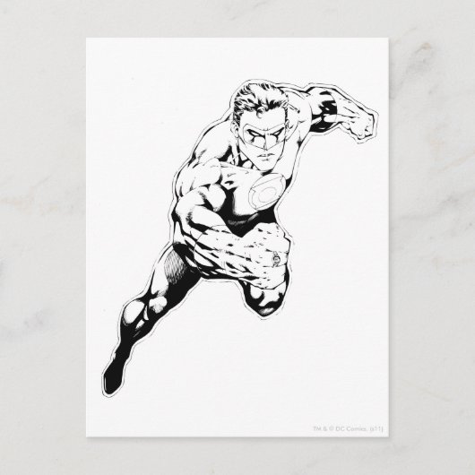 Comische stijl - Swift Jump, zwart en wit Briefkaart (Voorkant)