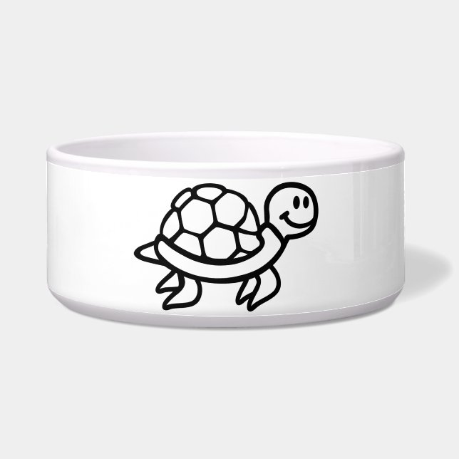 Comische zeeschildpad voerbakje (Voorkant)