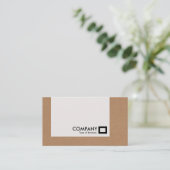 Comité - Kartonnen doos Visitekaartje (Staand voorkant)