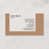 Comité - Kartonnen doos Visitekaartje (Achterkant)