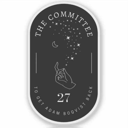 Comité om Adam Boqvist terug te krijgen Sticker (Voorkant)