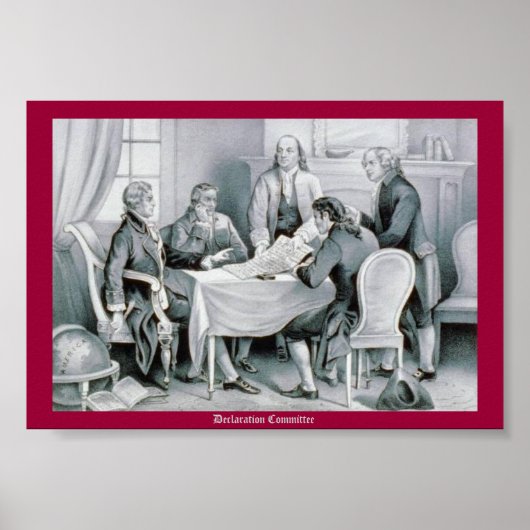 Comité Verklaring Poster (Voorkant)