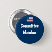 Comitélid Ronde Button 5,7 Cm (Voorkant /achterkant)