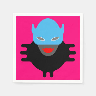 Comix ClupKitz Vreemde Fin Manga Dada Superhero Servetten