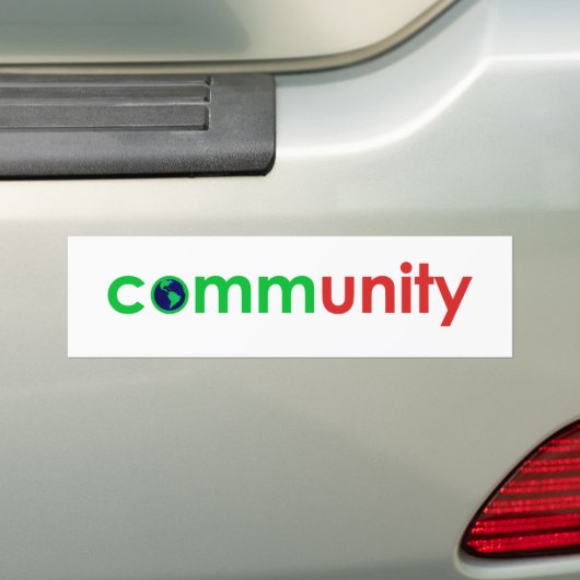 comm (eenheid) bumpersticker (Op auto)
