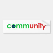 comm (eenheid) bumpersticker (Voorkant)