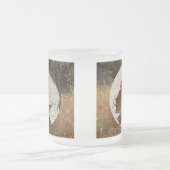 Comma Angle Wing Butterfly Matglas Koffiemok (Center)