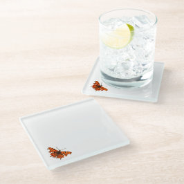 Comma Butterfly Glazen Onderzetter