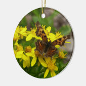 Comma Butterfly in Glacier National Park Keramisch Ornament (Links)