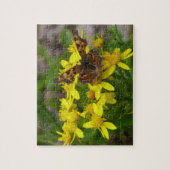 Comma Butterfly in Glacier National Park Legpuzzel (Verticaal)