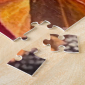 Comma Butterfly op een Rudbeckia-bloem Legpuzzel (Zijkant)