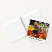 Comma Butterfly op een Rudbeckia Flower Editable Notitieboek (Binnen)