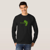 Comma Chameleon 80's muziekteksten vrouwen T-shirt (Voorkant volledig)
