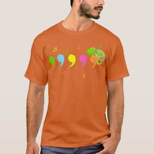 Comma Chameleon Lizard Reptiles T-shirt