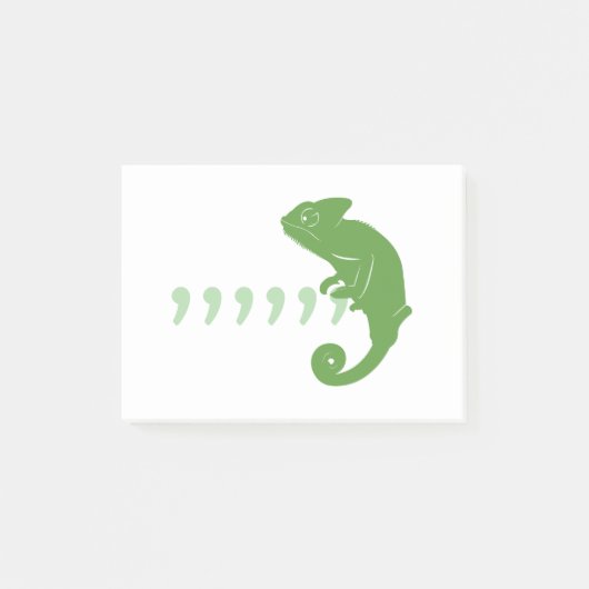 Comma Chameleon Post-it® Notes (Voorkant)