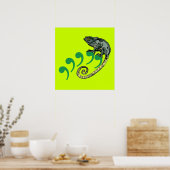 Comma Chameleon Poster $24,95 (Keuken)